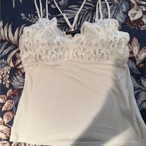 Boston Proper lace top